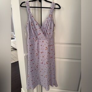 Floral Lavender midi dress